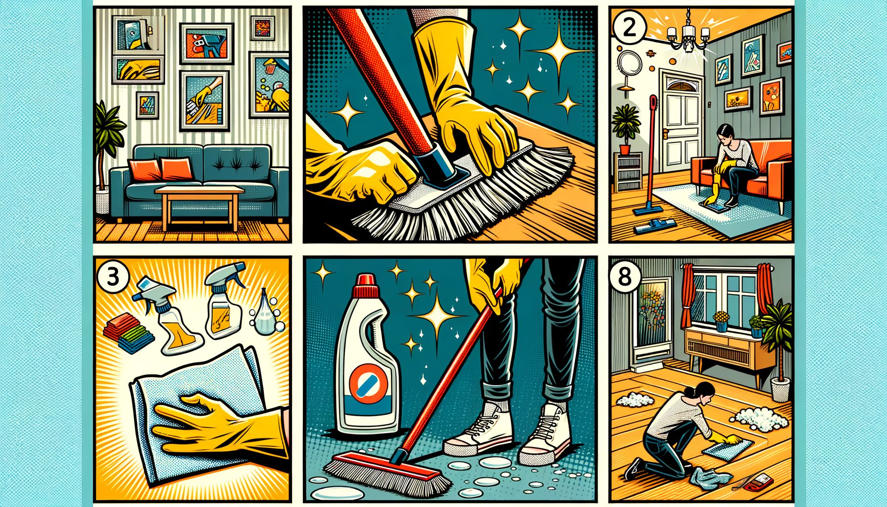 Home Cleaning Guide: Step-by-Step Tips for a Sparkling Home