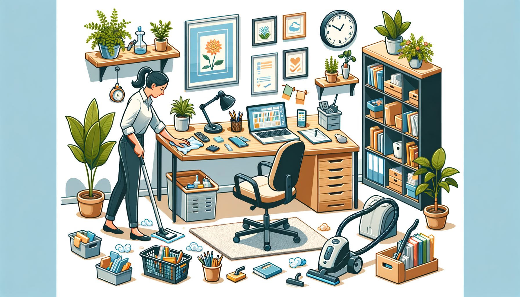 Home Office Cleaning: Expert Tips for a Productive Workspace
