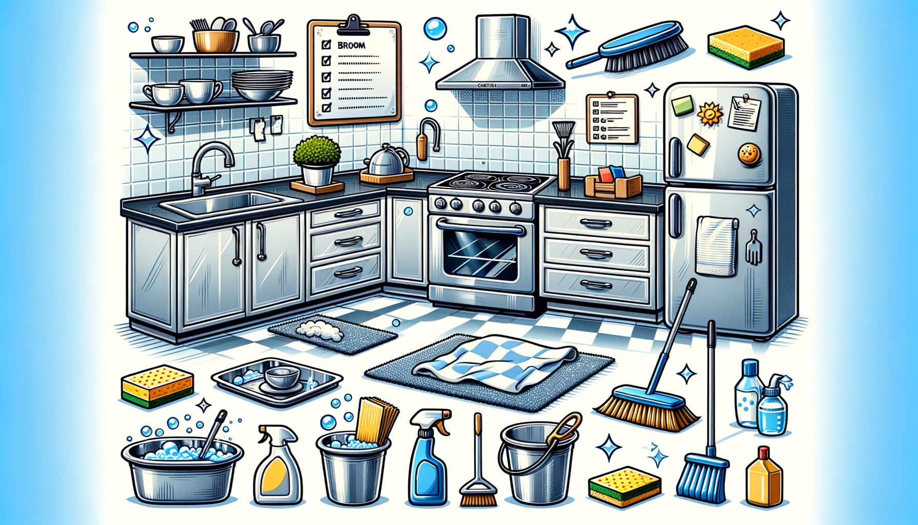 Ultimate Kitchen Cleaning Tips: Checklist for a Sparkling Space